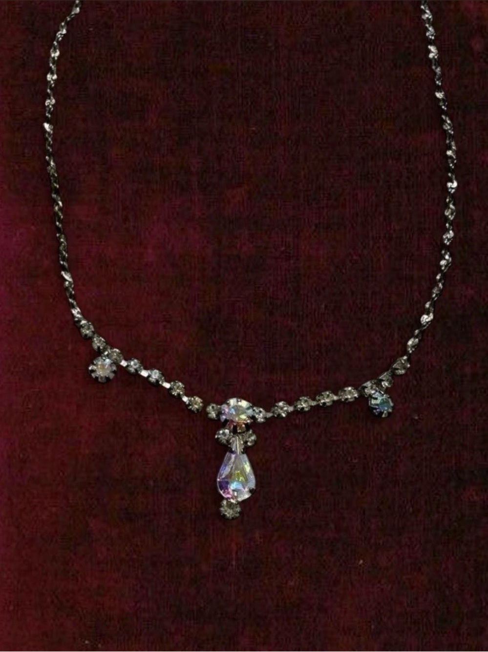 Vintage Rhinestone Necklace